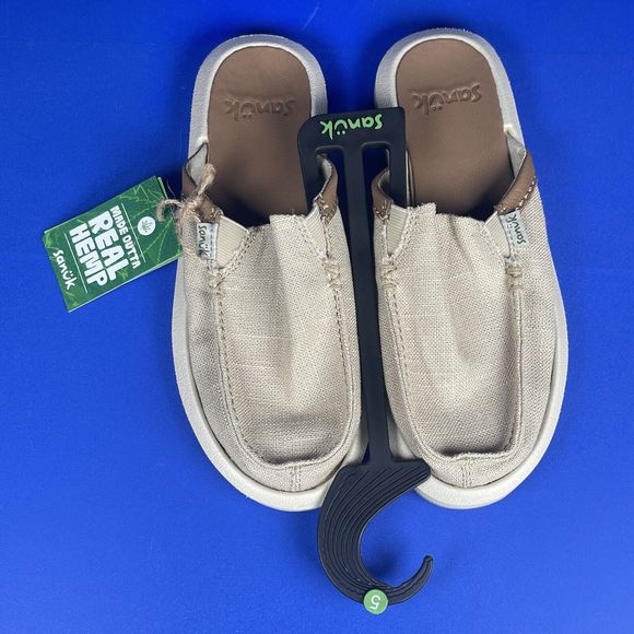 Sanuk You Got My Back Hemp Natural 100% Authentic Brand New Women’s 5 - Picture 3 of 8